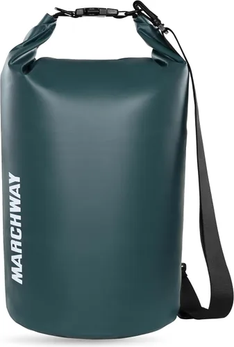 Miniatura 24 de MARCHWAY - Bolso seco flotante e impermeable 1.32/2.64/5.28/7.93/10.57 galones, parte superior enrollable, mantiene secos equipos de kayak rafting