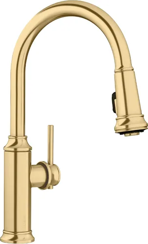 Miniatura 10 de Empressa - Grifo de cocina desplegable (1.5 GPM, color negro mate)