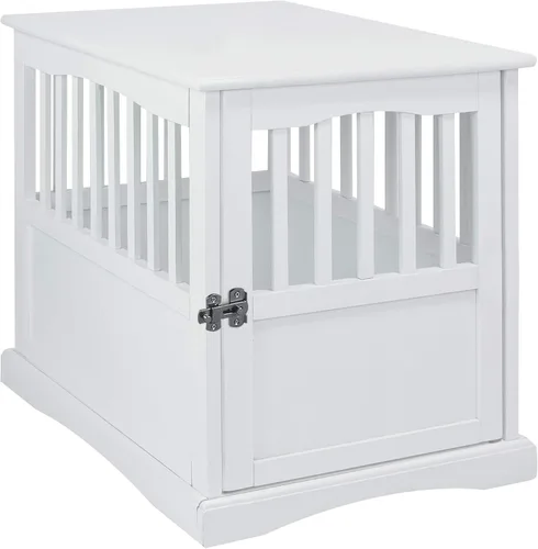 Miniatura 10 de Casual Home - Jaula mediana de madera para mascotas, mesa auxiliar, color nogal, 27.50" x 20.00" x 24.00