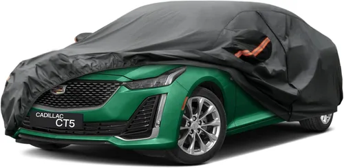 Miniatura 20 de Kayme Funda de automóvil de 6 capas para Audi A4 Sedan (2011-2023), impermeable para todo tipo de clima, cubierta exterior completa, protección
