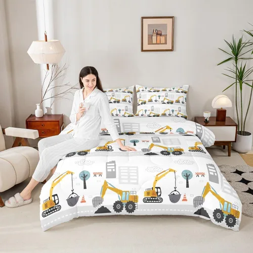 Miniatura 12 de Feelyou Juego de edredón de baloncesto para niñas y niños, juego de ropa de cama con juegos de pelota, decoración de habitación, regalo para amantes