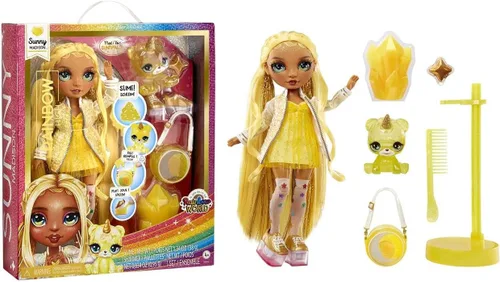 Miniatura 8 de RAINBOW HIGH Muñeca de moda con kit de slime y mascota - Amaya (arcoíris) - Muñeca centelleante de 11.0 in con ciervos con purpurina para bricolaje