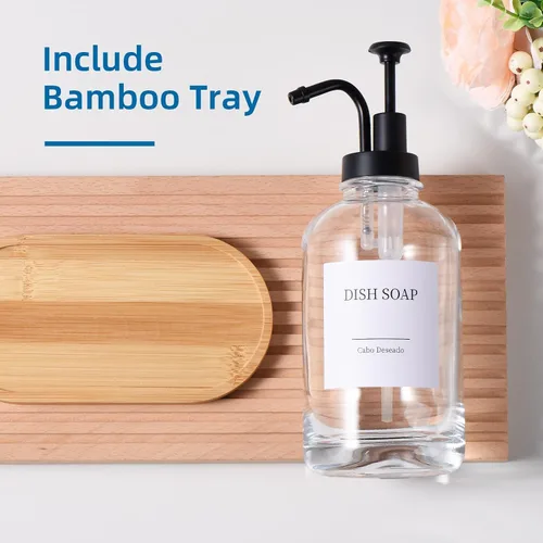 Miniatura 4 de Dispensador de champú y acondicionador de baño, dispensador de jabón de ducha montado en la pared, dispensador de champú para pared de ducha, sin
