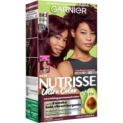 Miniatura 12 de Garnier Nutrisse Ultra Color - Crema nutritiva para el cabello, RC1, color cobre medio intenso (Terracotta Chili), tinte permanente para el cabello