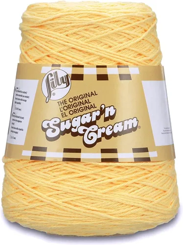 Miniatura 29 de Lily Sugar N Cream - Ovillos de hilo negro - 1 paquete de 14oz/400g - Algodón - #4 Mediano - 640 metros - Para tejer/croché