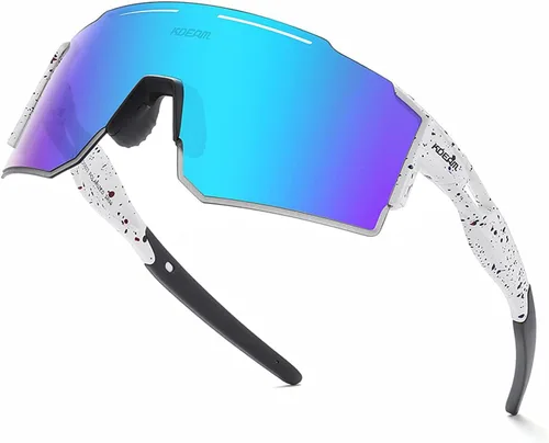 Gafas de sol deportivas polarizadas UV400 para hombres y mujeres, gafas de ciclismo resistentes al viento para conducción, carrera, golf, lentes de