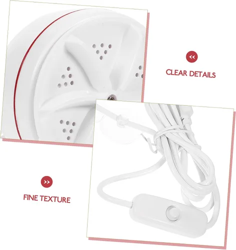 Miniatura 4 de Homoyoyo Lavadora portátil de 30 W, Lavadora USB con rotación inversa hacia adelante, limpieza profunda para ropa, calcetines, viajes, rv