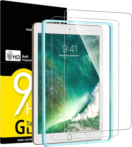 Miniatura 9 de NEW'C Paquete de 2 protectores de pantalla diseñados para iPad Air 2025 de 11 pulgadas (M3), iPad Air 2024 de 11 pulgadas (M2), vidrio templado, sin