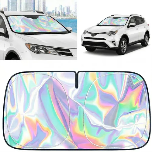 Miniatura 101 de Parasol para parabrisas Honda HR-V 2023-2025 – Cubierta plegable para parabrisas para accesorios HRV Protege el coche de los rayos solares