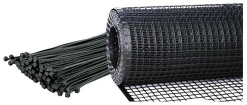 Miniatura 11 de KidKusion Protector de cubierta resistente, negro, 30 pies de largo x 3 pies de alto, fabricado en Estados Unidos; red de seguridad para balcón