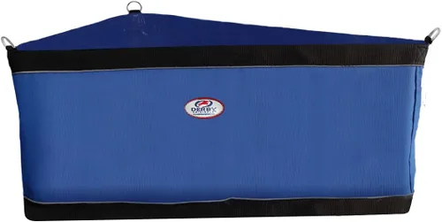 Miniatura 4 de Tahoe Tack Comedero patentado para heno de esquina para caballos con fondo súper resistente y 1200D diseñado para remolques y puestos Negro