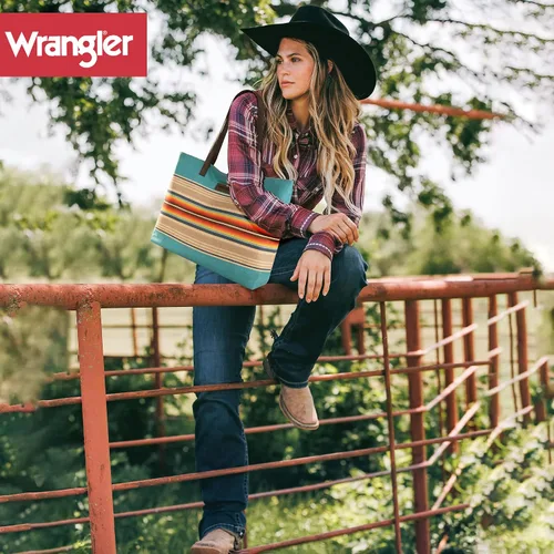 Miniatura 2 de Montana West Wrangler - Bolso de mano para mujer, de lona, bolso azteca