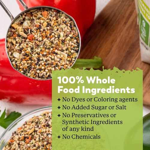 Miniatura 4 de Dr. Harvey's Nuestro mejor alimento para periquitos, semillas saludables, frutos secos, frutas y verduras Alimento para aves para periquitos