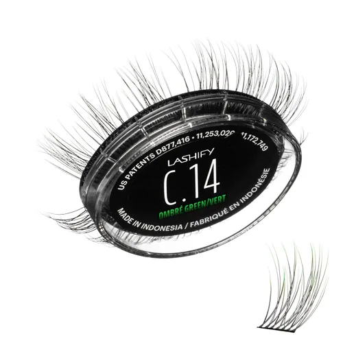 Miniatura 16 de Lashify Curl - Extensiones de pestañas Gossamer DIY de 0.394 pulgadas, color negro, pestañas postizas fáciles para un aspecto natural