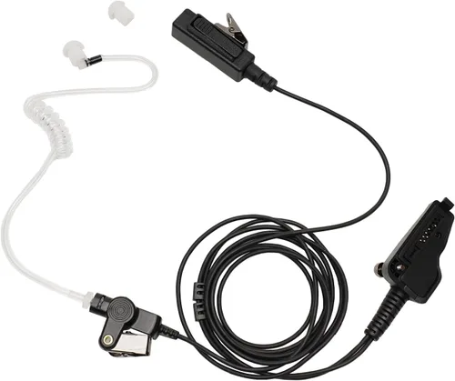 Auriculares con micrófono PTT compatibles con Kenwood NX-200 NX-210 NX-300 NX-3300 TK-280 TK-290 NX5200 NX-5300-K2 P25 Walkie Talkie Radio