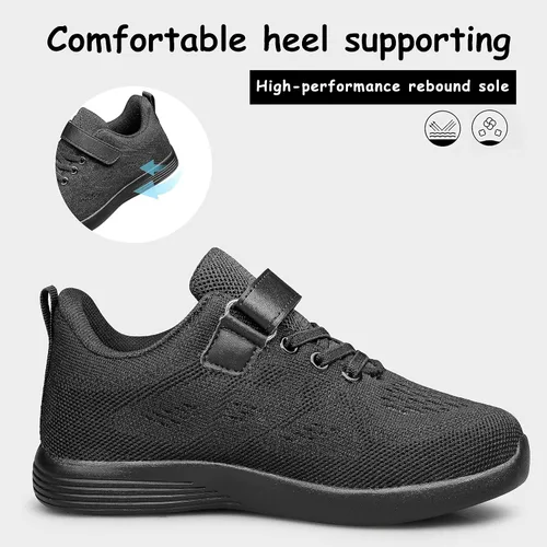 Miniatura 5 de YHOON Zapatos deportivos para niños y niñas, transpirables, atléticos, para correr, para niños pequeños, niños grandes
