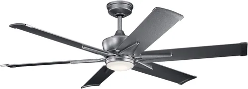 Miniatura 11 de KICHLER 300300OZ - Ventilador de techo con 6 aspas de bronce antiguo con luz de 31 vatios, bronce antiguo, 60 pulgadas