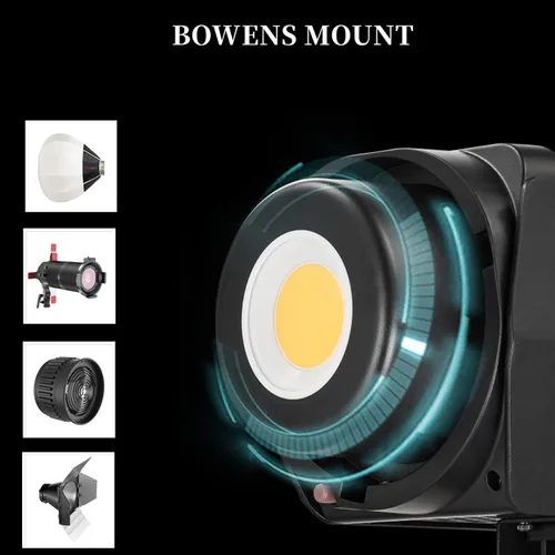 Miniatura 5 de IFOOTAGE Luz de video LED SL1 220DN, iluminación LED continua con luz diurna de 5600 K, CRI 98+, brillo 42000lux @ 3.3 ft, 8 efectos de luz, control