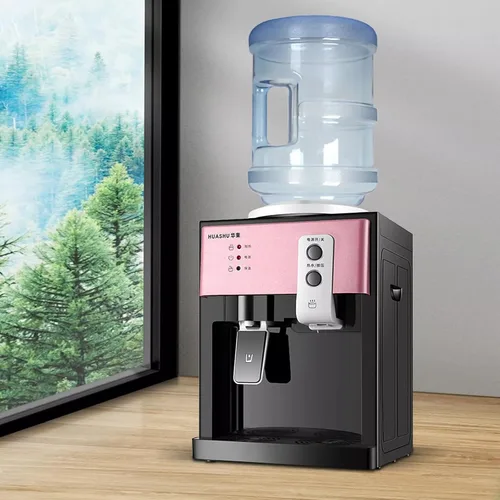 Miniatura 8 de Dispensador de enfriador de agua de escritorio de 5 galones, dispensador de agua caliente/fría, enfriador de agua de carga superior con función Oro