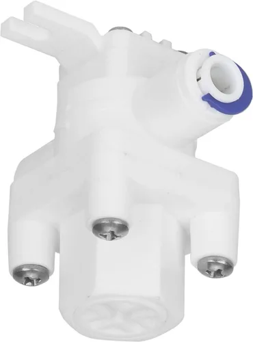 Miniatura 2 de Walfront Válvula reductora de 1/4 pulgada para purificador de agua de ósmosis inversa, regulador de presión blanco, ajuste rápido, plástico