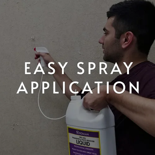 Miniatura 3 de Spray líquido para quitar papel tapiz romano, removedor de papel tapiz resistente al contratista y removedor de adhesivo, sin perfume, sin manchas