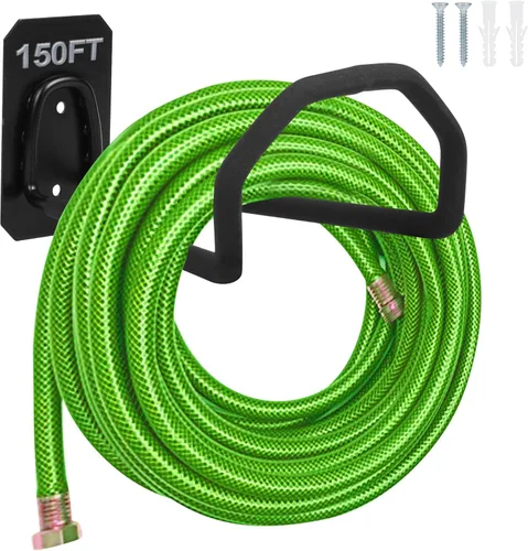 Miniatura 9 de PeoMev 2pcs Colgadores de Manguera de Servicio Pesado Montaje en Pared Soportes de Manguera de Agua para Exterior, Soporte de Manguera Resistente 2