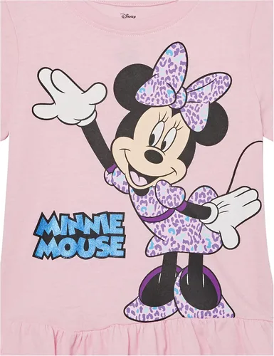 Miniatura 2 de Disney Vestido de manga corta de Minnie Mouse para niñas 2t-6x