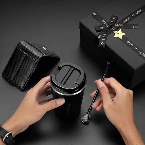 Miniatura 6 de HUAPUDA Mens Birthday Gifts for Daughter Son Kid Wife for Dad Personalized Gifts for Men with Coffee Mug Wallet and Belt for Husband Boyfriend Mens
