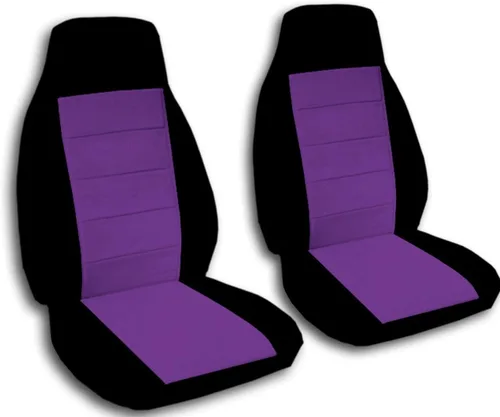 Miniatura 24 de TOTALLY COVERS Compatible con Ford F-150 F-250 F-350 de 1992-1998 con dos tonos para asiento de camión (sillas capitanes/cubos) con reposabrazos