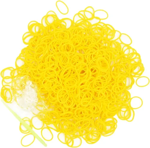 Miniatura 7 de Kit de 3000 bandas de goma de telar con 75 clips, 5 ganchos, kit de fabricación de pulseras de primera calidad para niños, tejer, regalo de A-Café