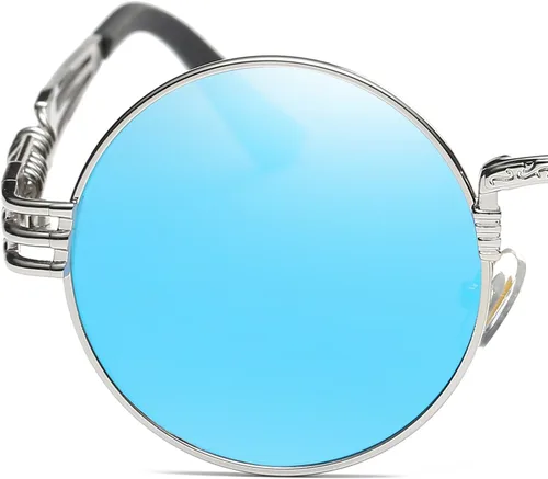Miniatura 66 de Dollger Gafas de sol redondas Steampunk con marco de metal