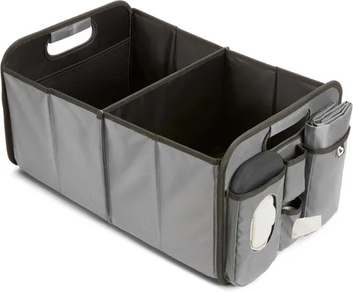 Organizador de maletero Munchkin Out-n-About para SUVs y coches con almohadilla portátil para cambiar pañales y toallitas húmedas para bebés para