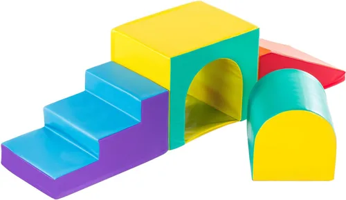 New Bounce Juguetes de escalada para niños pequeños, juego suave para niños, bloques de escalada de espuma, equipo de gimnasio suave y seguro, ideal