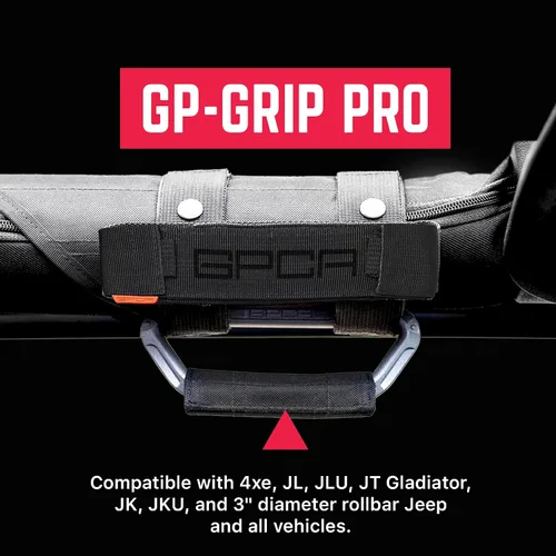 Miniatura 2 de GPCA GP-Grip PRO - Asa de agarre para Jeep Wrangler JL JK Sports/Sahara/Freedom/Rubicon X Unlimited X 2DR/ 4DR 2007-2020 con barras de rodillo de 3