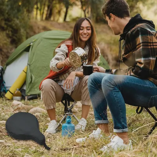 Miniatura 7 de Bolsa de hierro fundido, bolsa de almacenamiento para sartén de 8/10/12 pulgadas, impermeable, para campamento, sartén de hierro fundido, bolsa