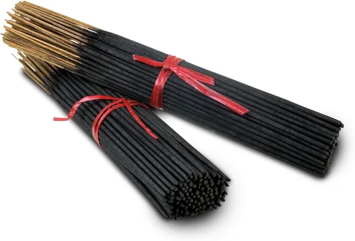 Miniatura 6 de Varitas de incienso Nag Champa de 9 pulgadas. Los palitos de carbón ofrecen una fragancia elegante y duradera. 100 varillas por paquete. Tiempo