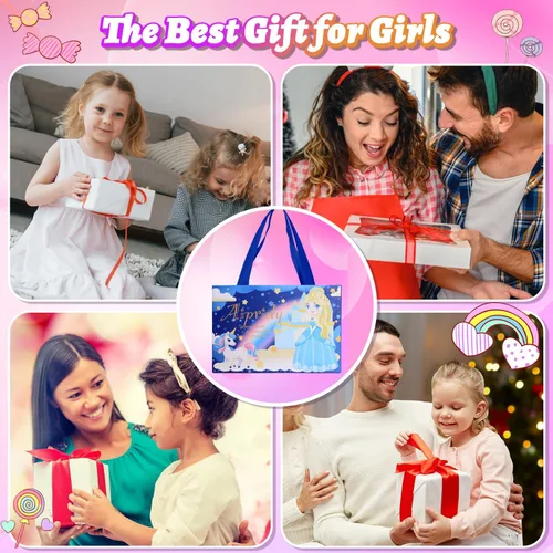 Miniatura 6 de AIPRIDY Kit de fabricación de pulseras con dijes, juego de regalos de unicornio sirena que puede inspirar imaginación y creatividad, kit de 104
