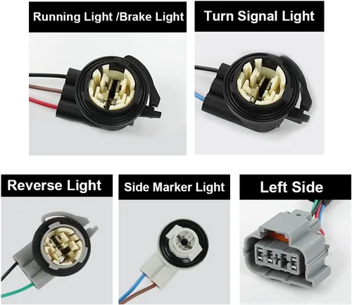 Miniatura 5 de PIT66 Arnés de cableado de luz trasera, controlador izquierdo compatible con Chevy Silverado 1500 1500HD 2500HD 3500 2003-2007 16531401