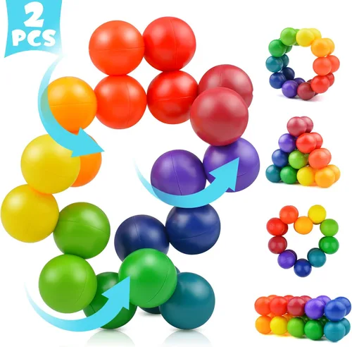 Miniatura 13 de Yrissmiss 3PCS Juguetes Sensoriales de Autismo para Niños Autistas, Juguetes Fidget Sensoriales para Adultos y Niños, Juguetes de Autismo para Niños
