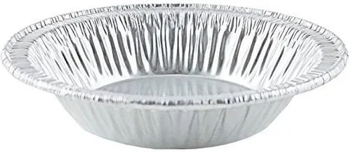 Miniatura 9 de Moldes desechables de papel de aluminio para hornear de 4-1/4 pulgadas, moldes para tartas, sartén pequeña, fabricados en Estados Unidos