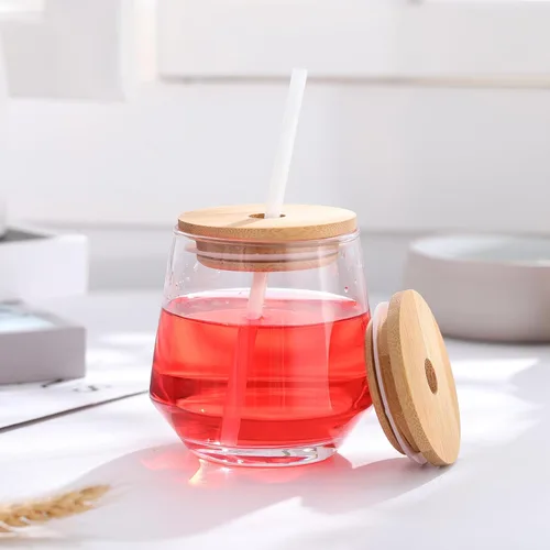 Miniatura 5 de 2 unids 8 unids Tarro de tapa de bambú Tarro Cubierta de sellado Cubiertas de bambú Tapa de botella para sellador de botellas de vidrio para sellar s