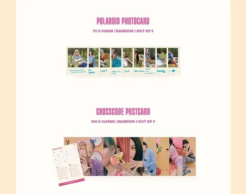 Miniatura 5 de TWICE [BETWEEN 1&2] 11th Mini Album Random Ver. CD+Photobook+5ea Photocard+Polaroid Photocard+Film Photo Sticker+Message Photocard+Heart