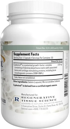 Miniatura 3 de Ostinol Standard 150mg - Suplemento para huesos y articulaciones Certificado de activación de células madre Complejo de proteínas bio activas