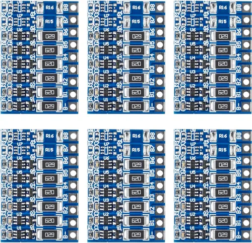 Miniatura 9 de Alinan 6 unids 3S 21 V 4.2 V Li-ion Balancer Junta 18650 Li-ion Balncing Carga Completa Batería Balance Función de Protección Junta