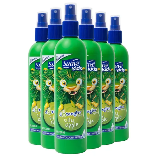 Miniatura 10 de Suave Spray desenredante de manzana para niños, acondicionador sin desgarros para niños, suaviza y domina los nudos para un cabello suave