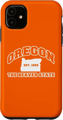 Miniatura 8 de iPhone 16 Oregon Souvenir Vacation Est 1859 The Beaver State Adults Case