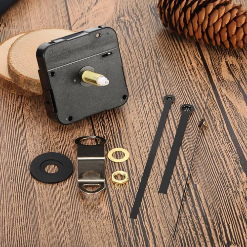 Miniatura 4 de Hicarer 28 mm Movimiento de Reloj de Esfera Larga de Cuarzo Kit de Reparación de Piezas de Reloj (Negro)