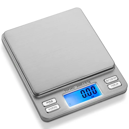 Miniatura 9 de Smart Weigh Báscula digital Pro de bolsillo 17.64 oz x 0.00 oz – 6 unidades: g, oz, gn, ozt, DWT, ct – Alta precisión para cocina, hierbas y joyas