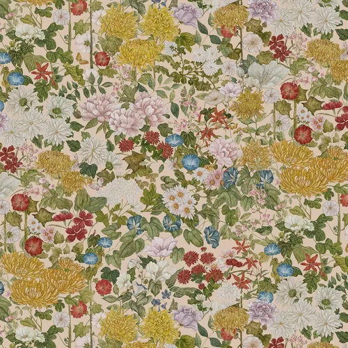 Papel tapiz floral para despegar y pegar, papel de pared bohemio, extraíble, impermeable, verde/amarillo/azul, papel de contacto para dormitorio,