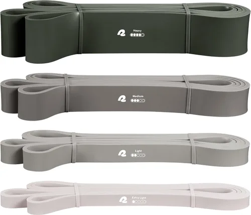 Miniatura 2 de Retrospec Lift Resistance Pull Up Assistance Band Set for Working Out, Home Fitness, Toning, Stretching. Physical Therapy, Muscle Training &